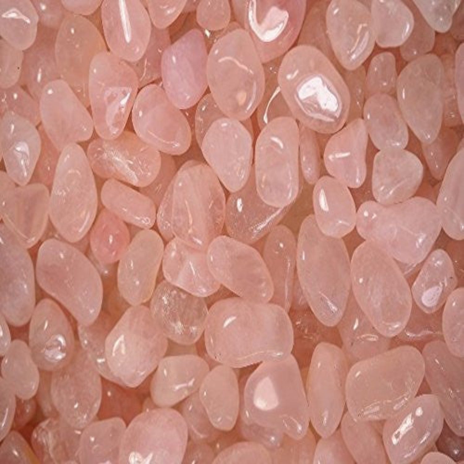 Rose Quartz Mini Gem Chip Tumble Stones 5-10mm