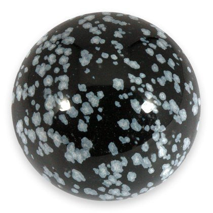 Snowflake Obsidian Medium Crystal Sphere