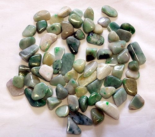 Burmese Jade Polished Healing Crystal Tumble Stone