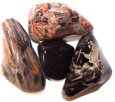 Silverleaf Jasper Stone Large Tumble Stones – polished tumble stone for crystal healing and meditation