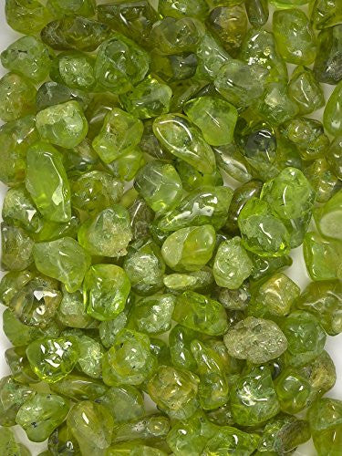 Peridot Tumble Stone – polished tumble stone for crystal healing and meditation