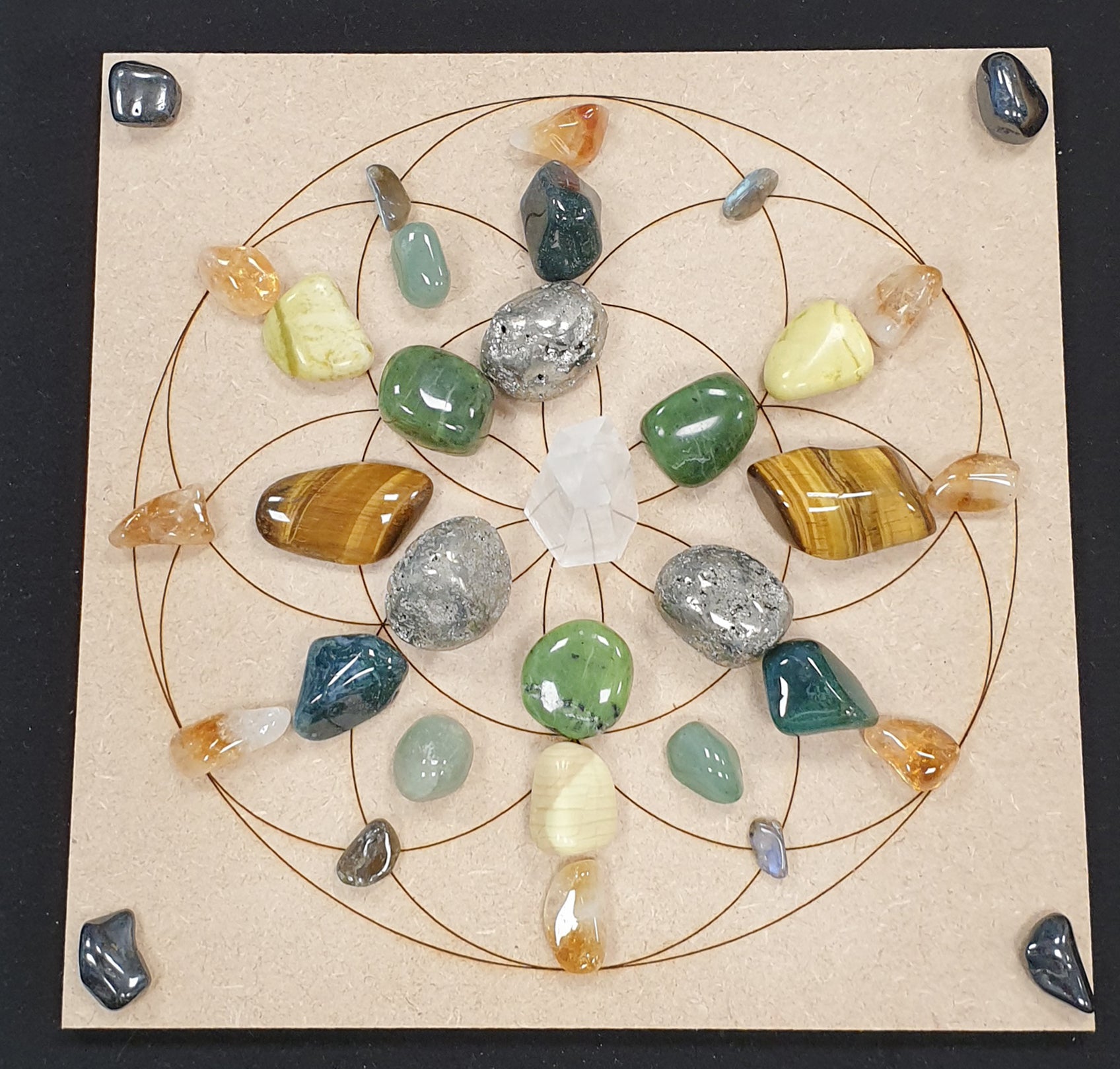 Manifestation Grid with Crystals