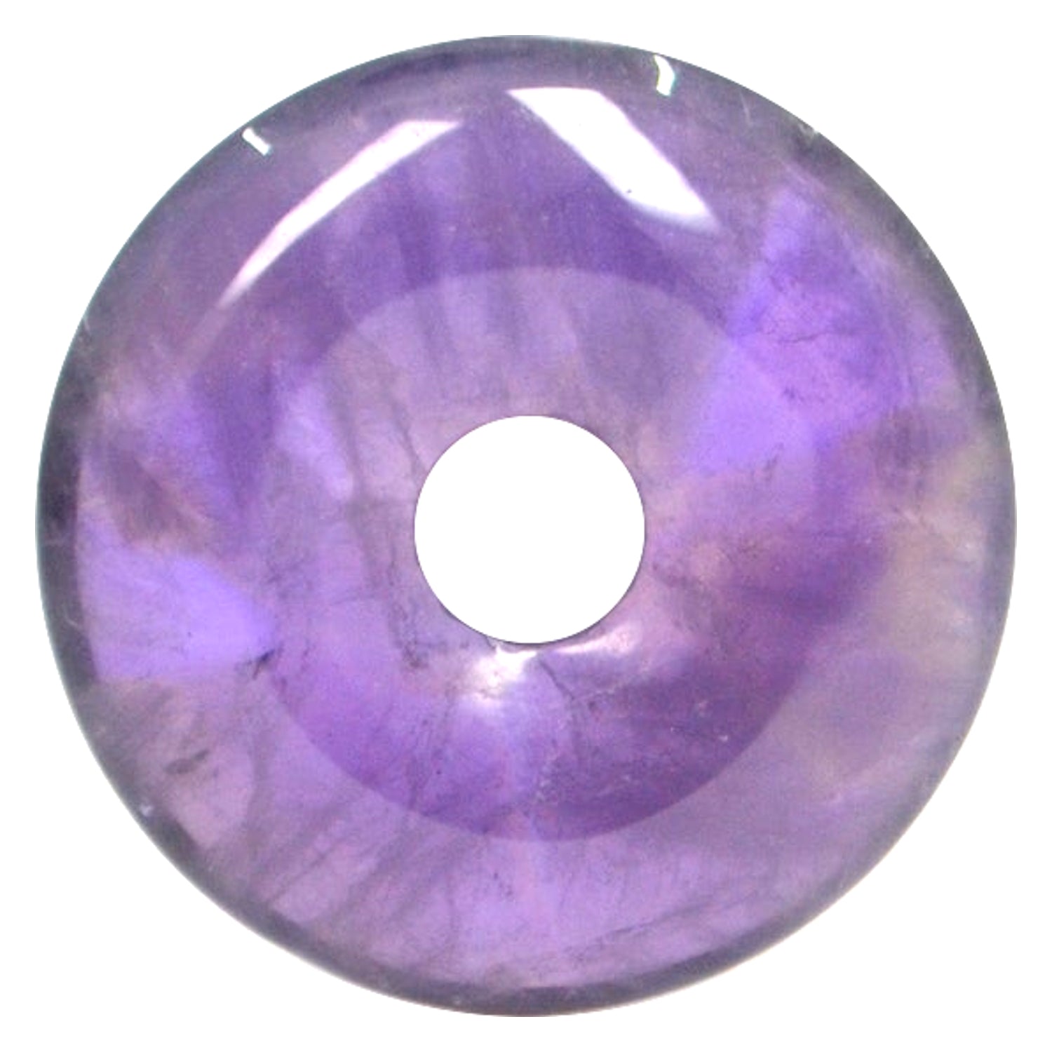 Purple circular donut shape with marble pattern