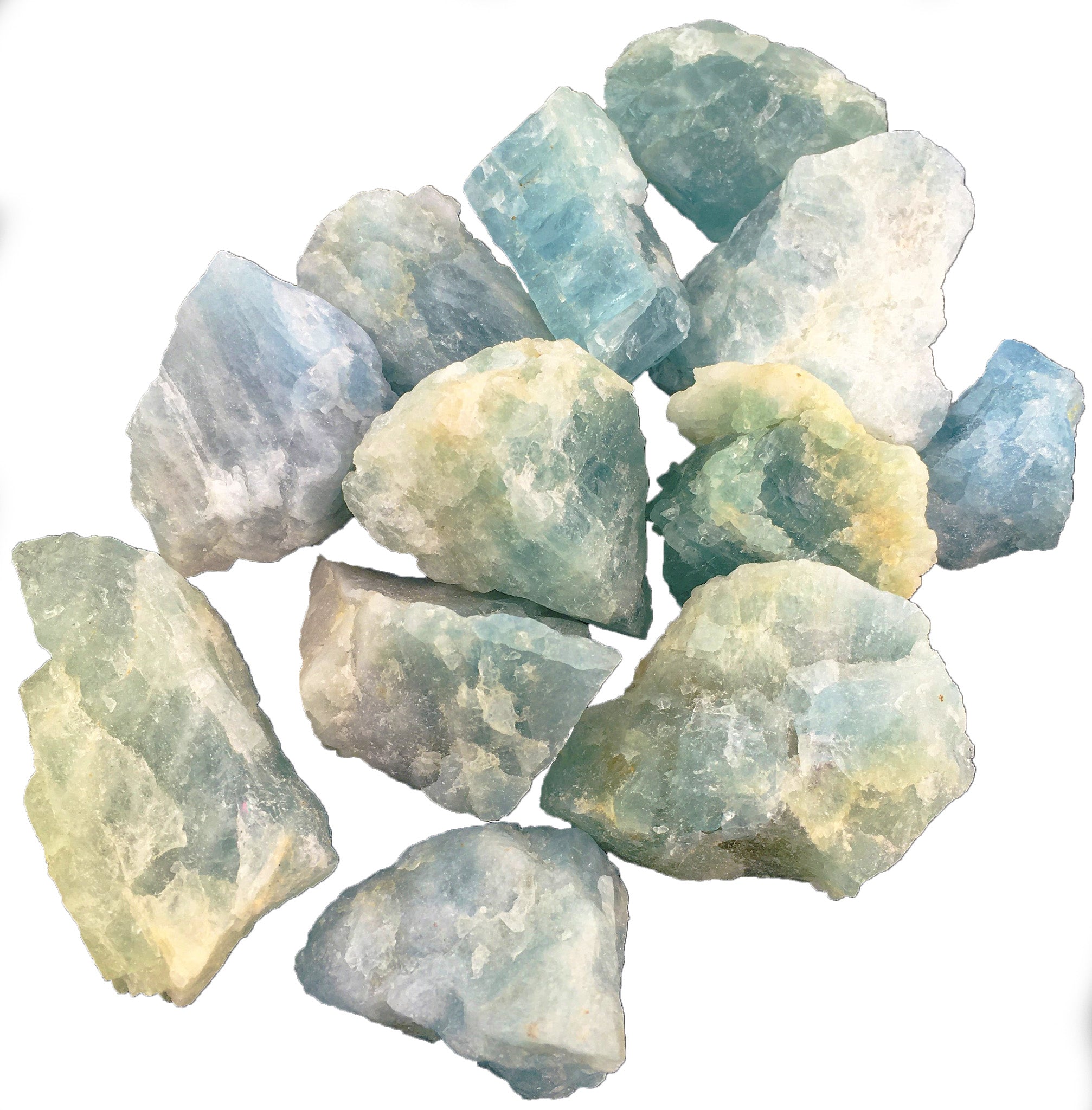 Aquamarine Unpolished Natural Crystal Specimen