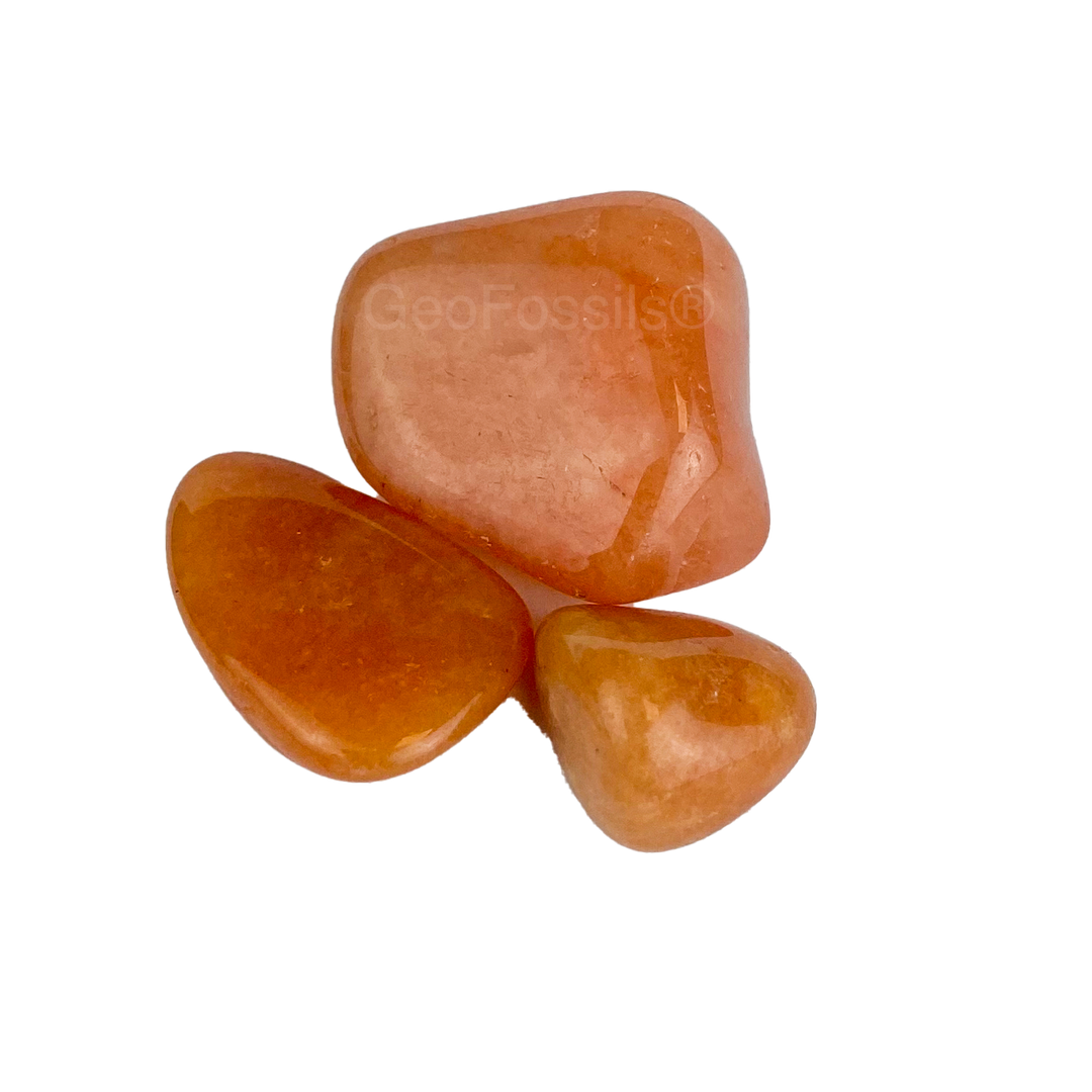Peach Aventurine Polished Healing Crystal Tumble Stone – polished tumble stone for crystal healing and meditation
