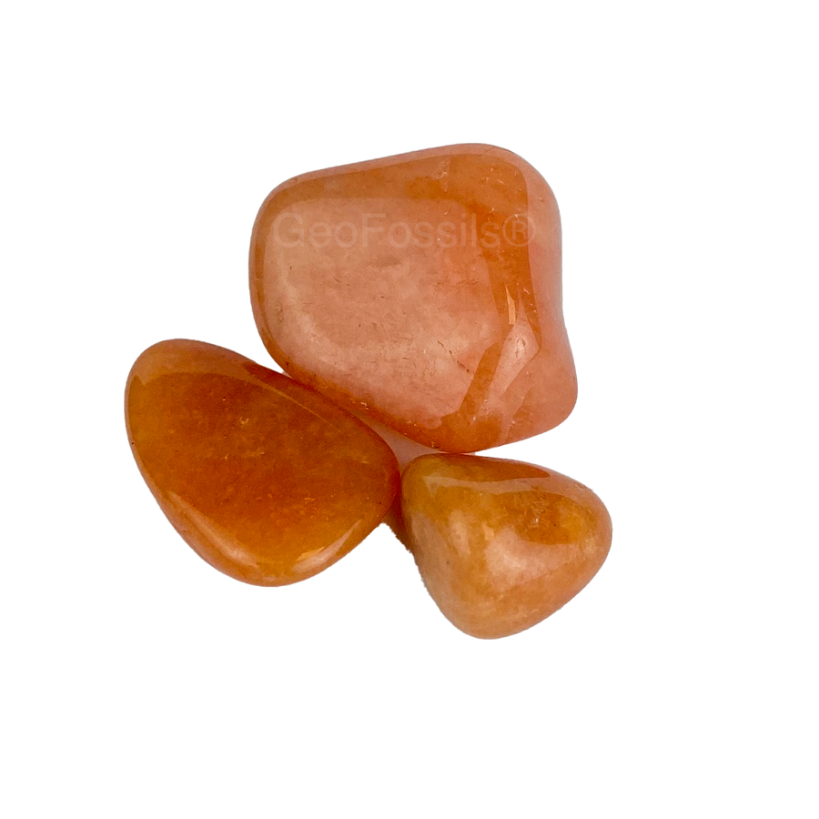 Peach Aventurine Polished Healing Crystal Tumble Stone – polished tumble stone for crystal healing and meditation