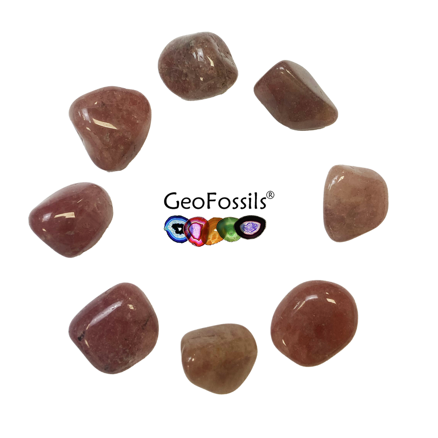 Red Aventurine Polished Healing Crystal Tumble Stone – polished tumble stone for crystal healing and meditation