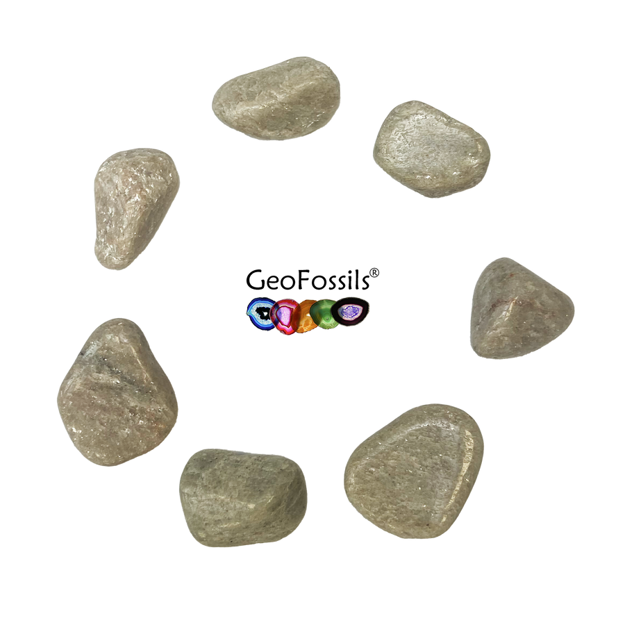 Silver Aventurine Polished Healing Crystal Tumble Stone – polished tumble stone for crystal healing and meditation