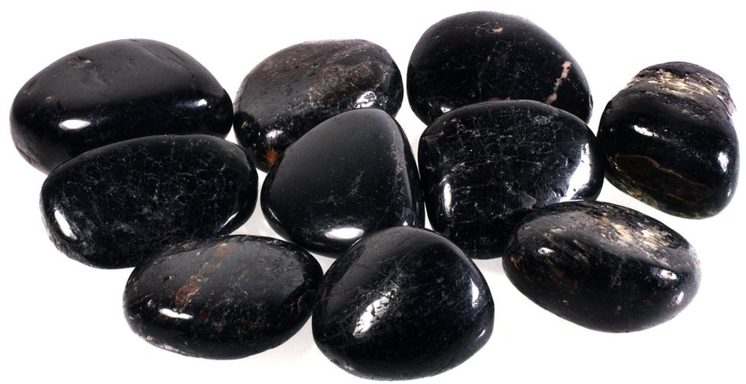 Black Tourmaline Polished Healing Crystal Tumble Stone