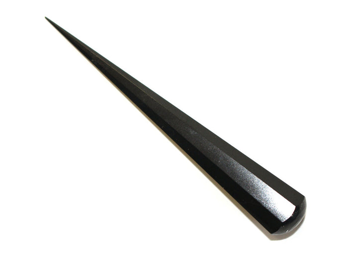 Black Tourmaline Pranic Healing Crystal Disintegrator Wand