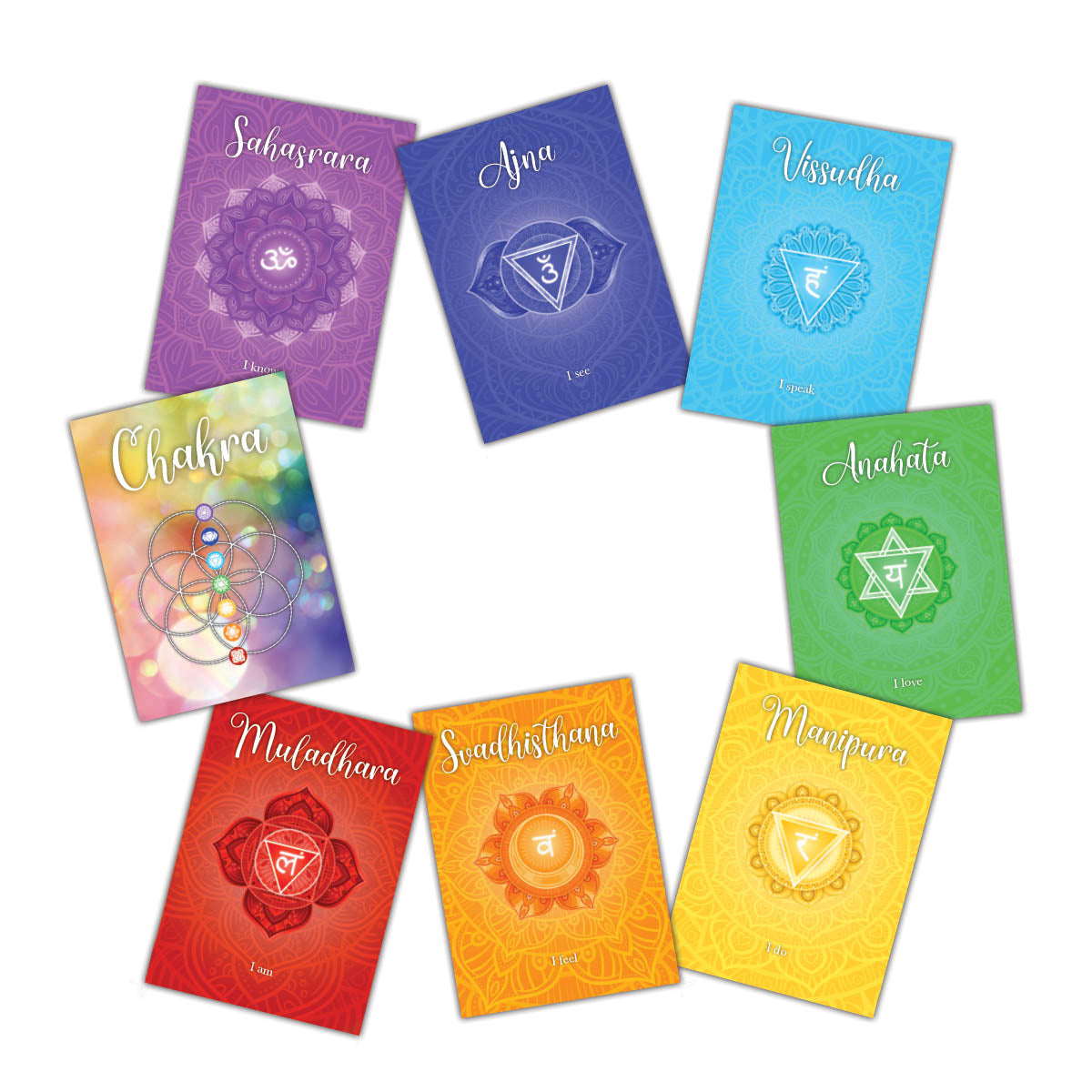 Complete Chakra Card Set