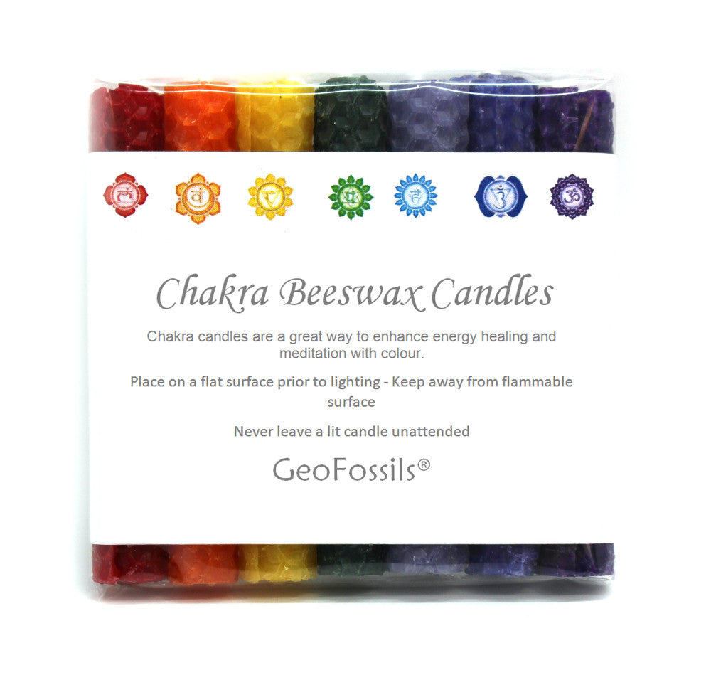 Chakra Beeswax Candle Set