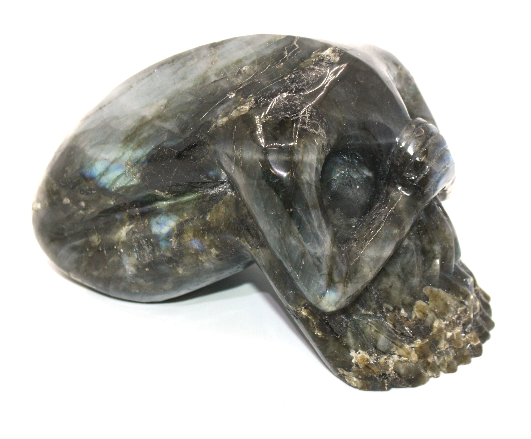 Labradorite Female Form Skull