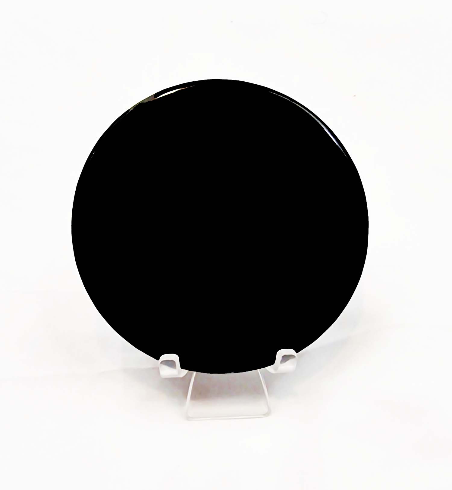 GeoFossils Black Obsidian Scrying mirrors in varying sizes from 3cm to 18cm