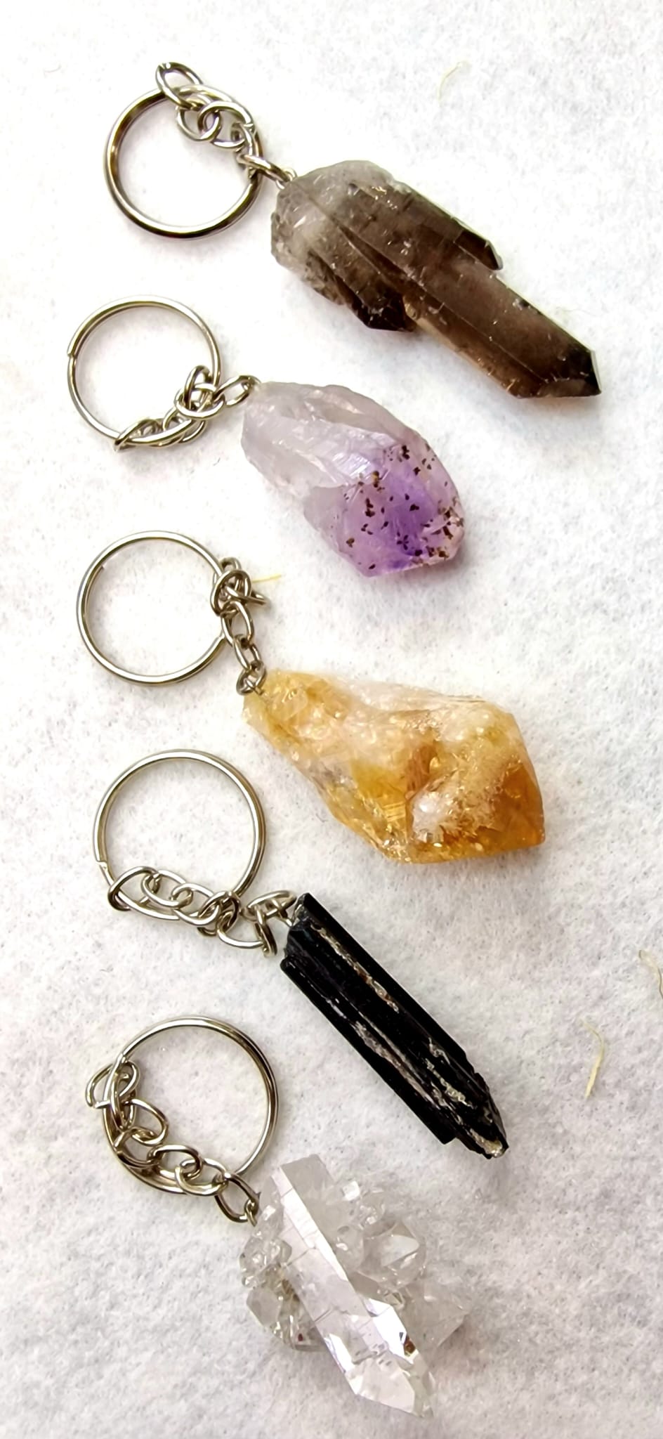 Netted Crystal Key Rings Crystal Keyrings – GeoFossils