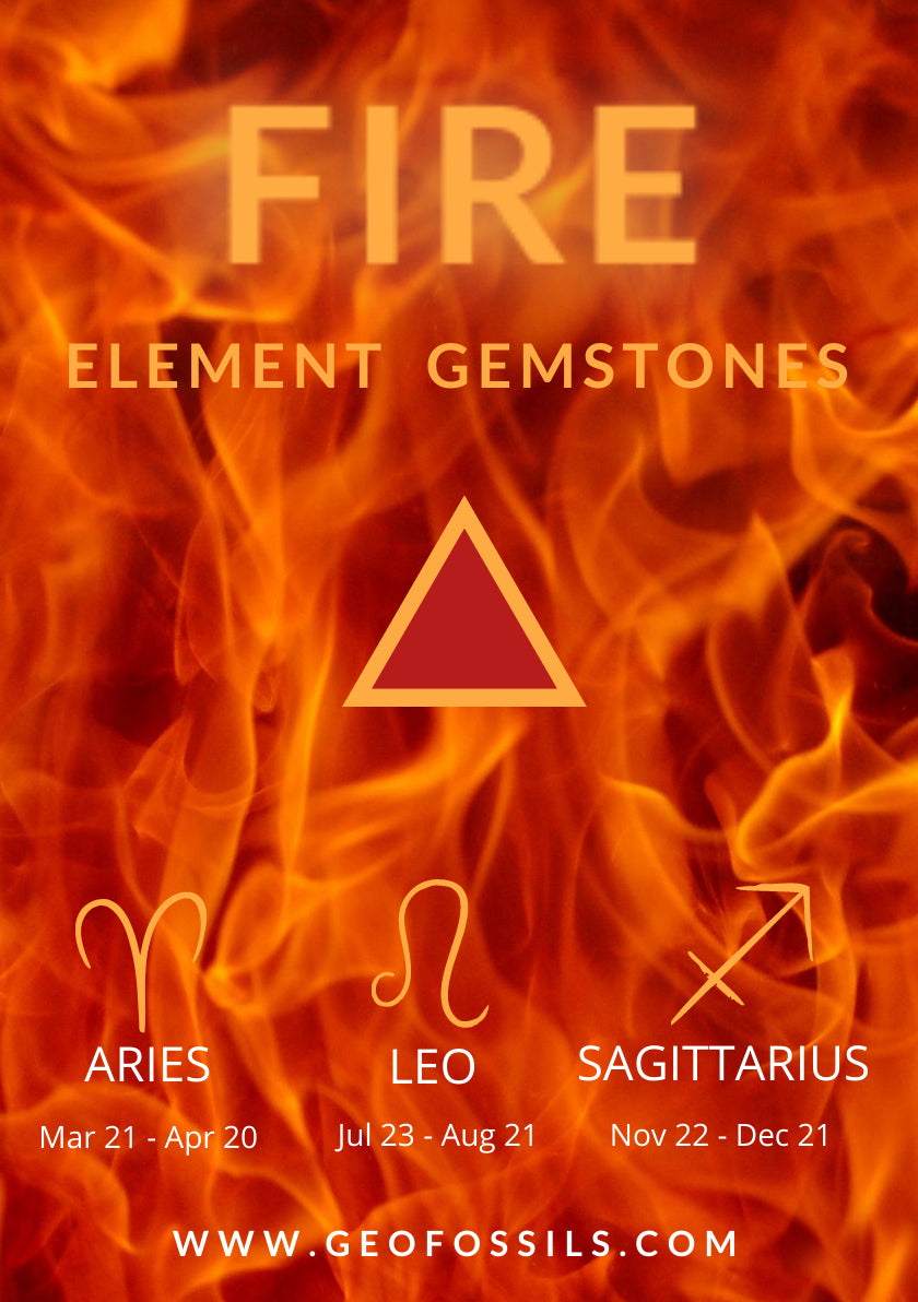 GeoFossils Fire Element Crystals