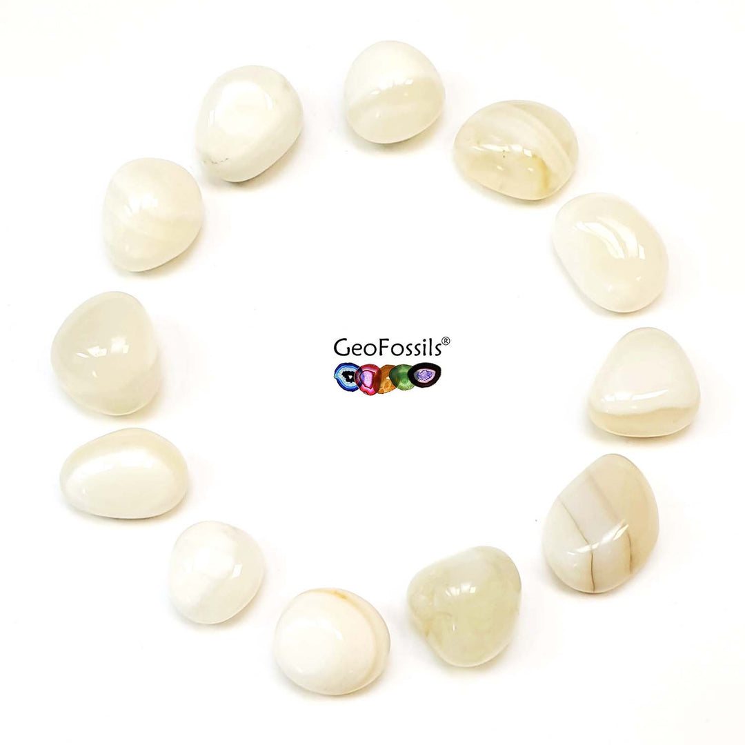 Peace Agate Polished Tumble Stone – polished tumble stone for crystal healing and meditation