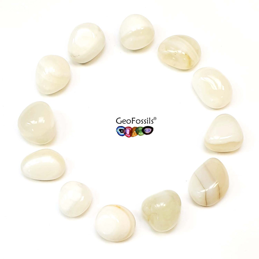 Peace Agate Polished Tumble Stone – polished tumble stone for crystal healing and meditation