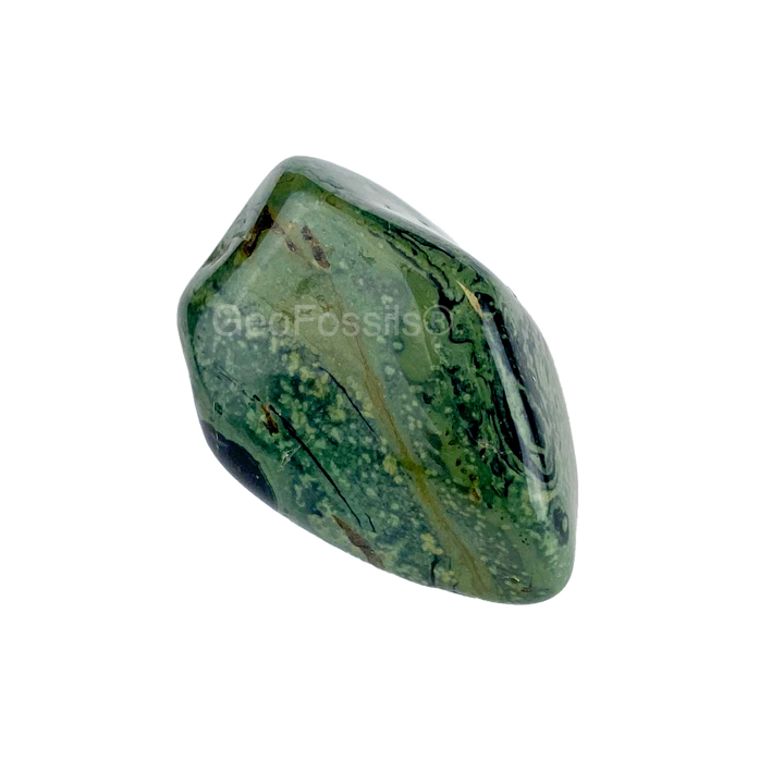 GeoFossils Tumbled Kambaba Jasper – Earthy healing crystal with fossil patterns for emotional calm and ancestral connection
