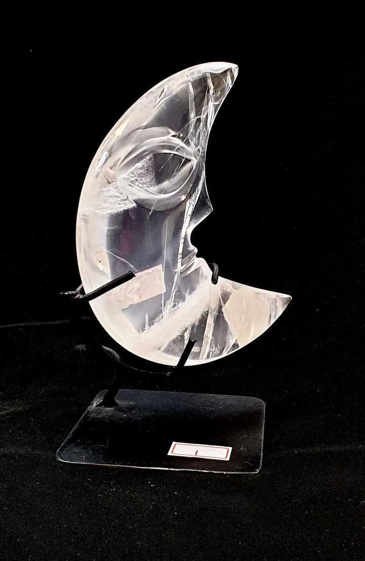 Girasol 9cm Moon Face with Metal Stand