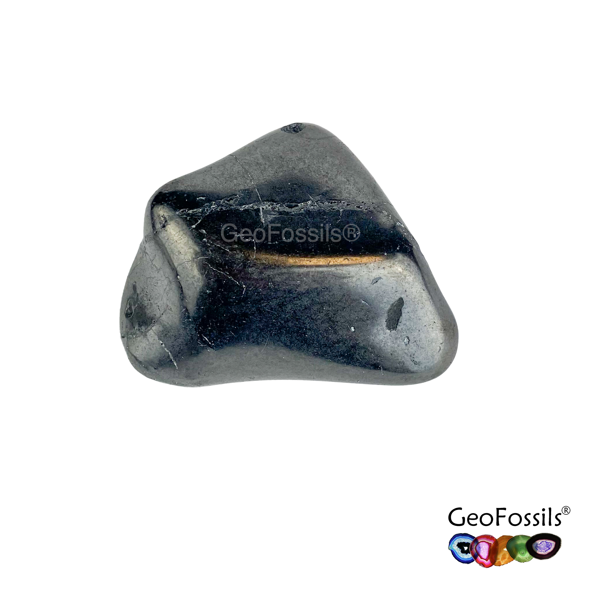 GeoFossils Shungite Tumblestone (20-25mm) Single