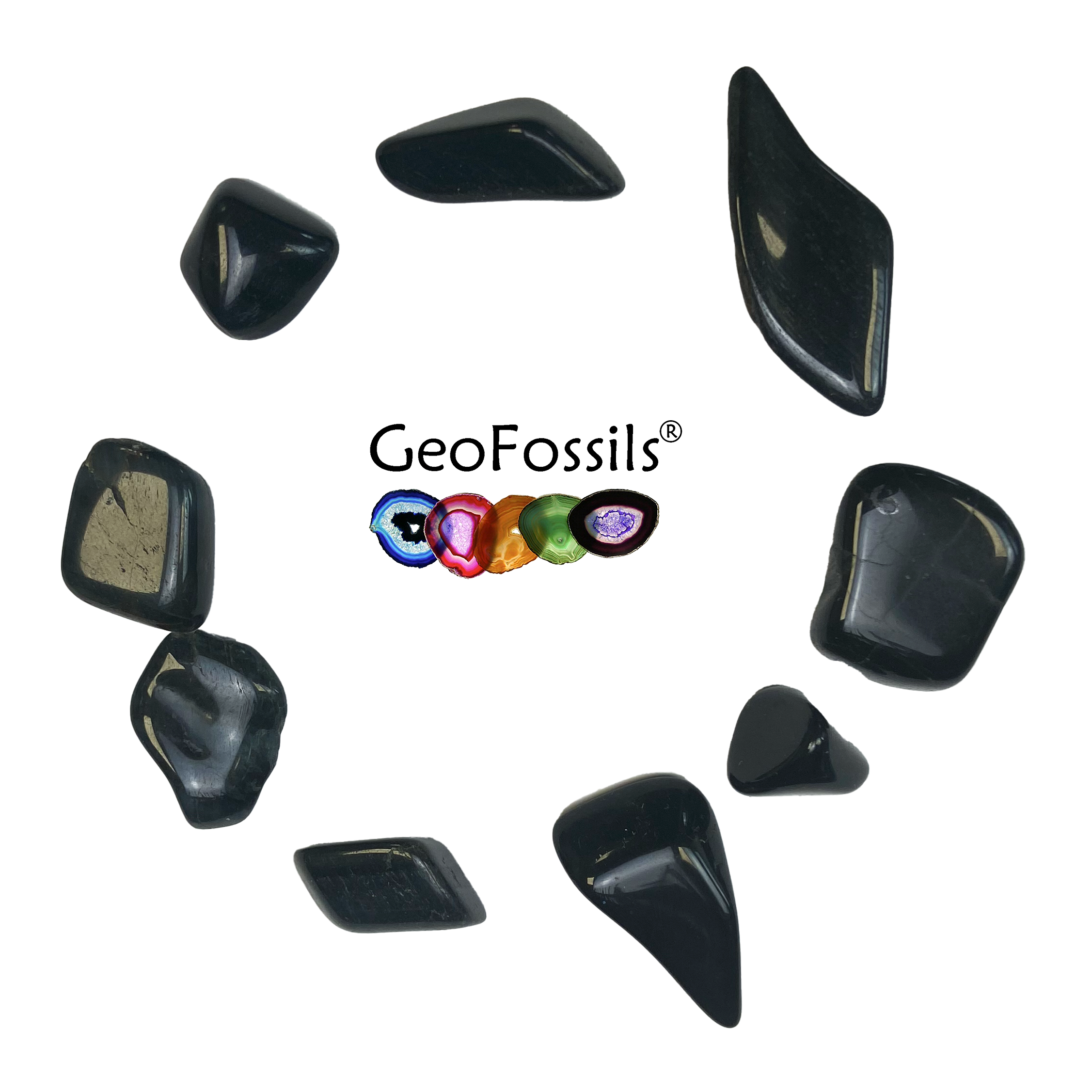 Geofossils Blue Tigers Eye Polished Healing Crystal Tumble Stone