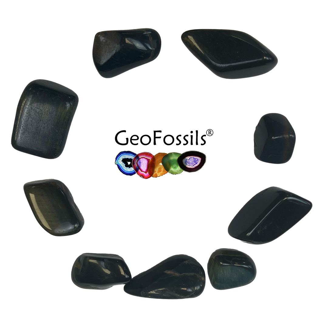 Multi Tiger’s Eye Tumble Stone – Red, Blue & Gold Tiger’s Eye for Strength, Balance & Insight – polished tumble stone for crystal healing and meditation