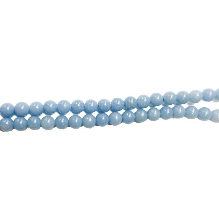Geofossils Angelite Round Beads