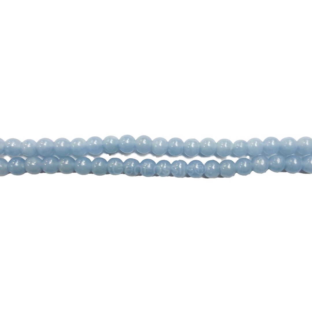 Geofossils Angelite Round Beads