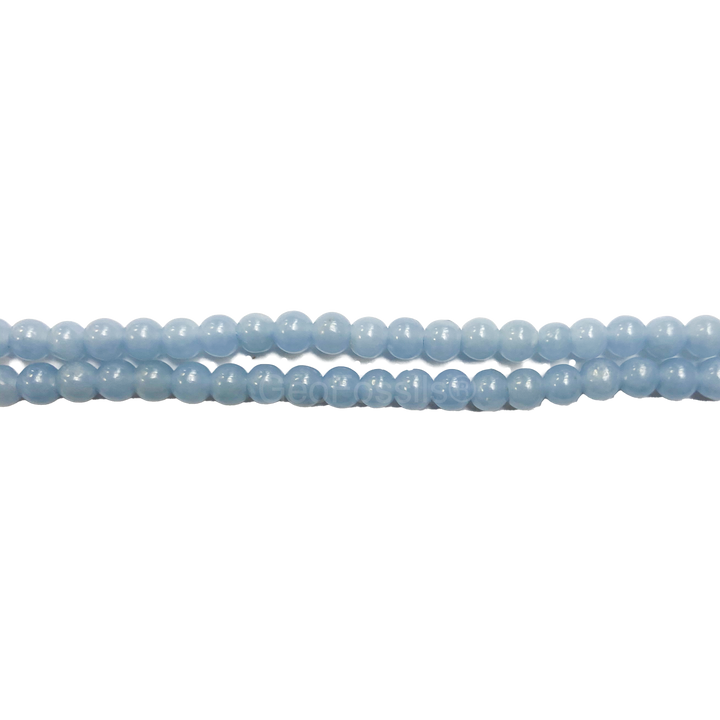 Geofossils Angelite Round Beads