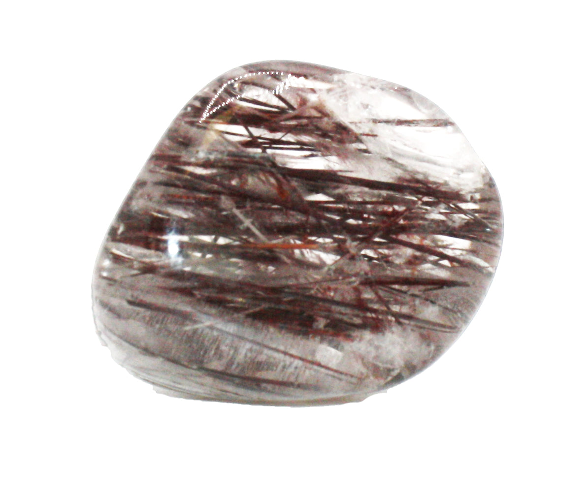 Goethite in Quartz Polished Healing Crystal Tumble Stone