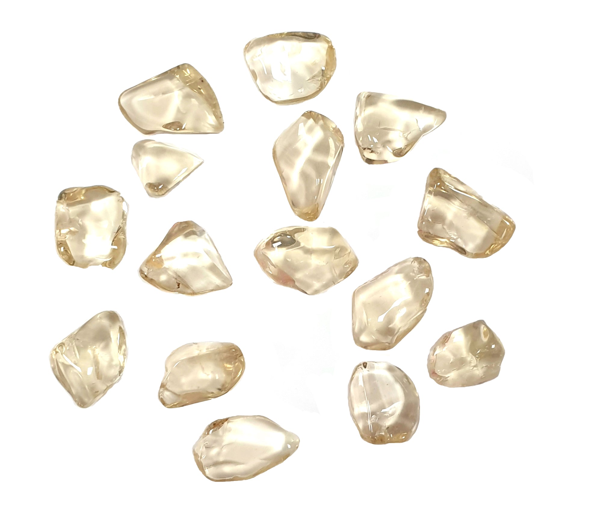 Golden Labradorite rare and unusual tumble stones. 