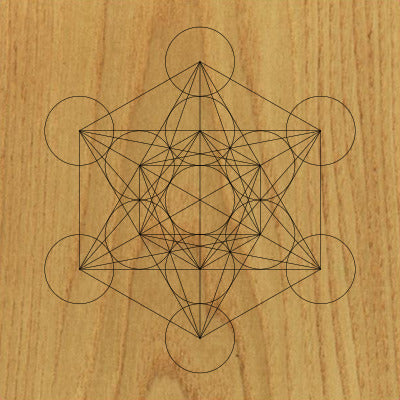Metatron’s Cube Grid Board – Sacred Geometry Crystal Grid for ...