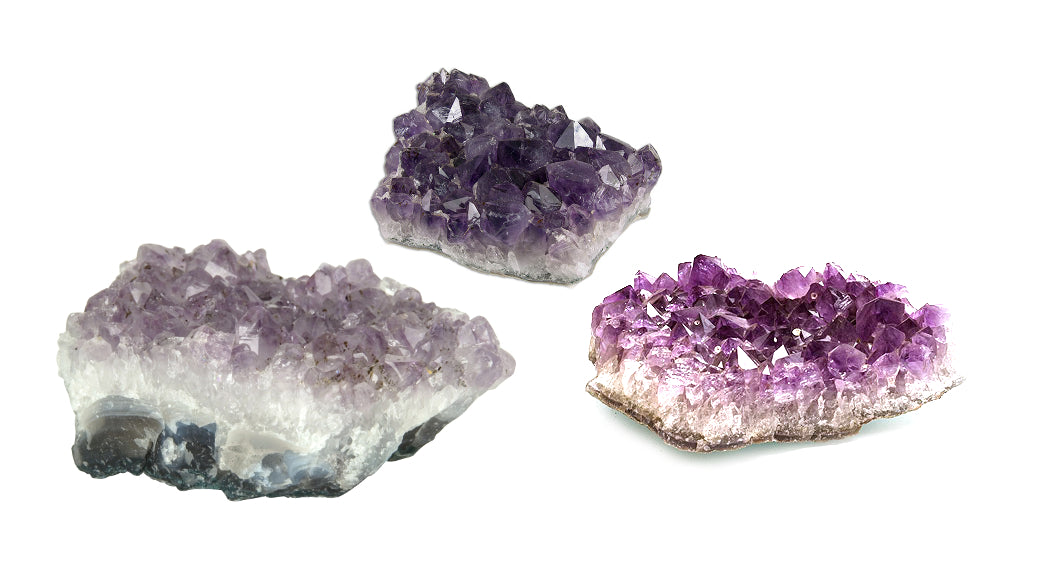 Purple crystal angular shaped, sparkly and rigid