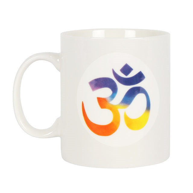 Watercolour Om Mug