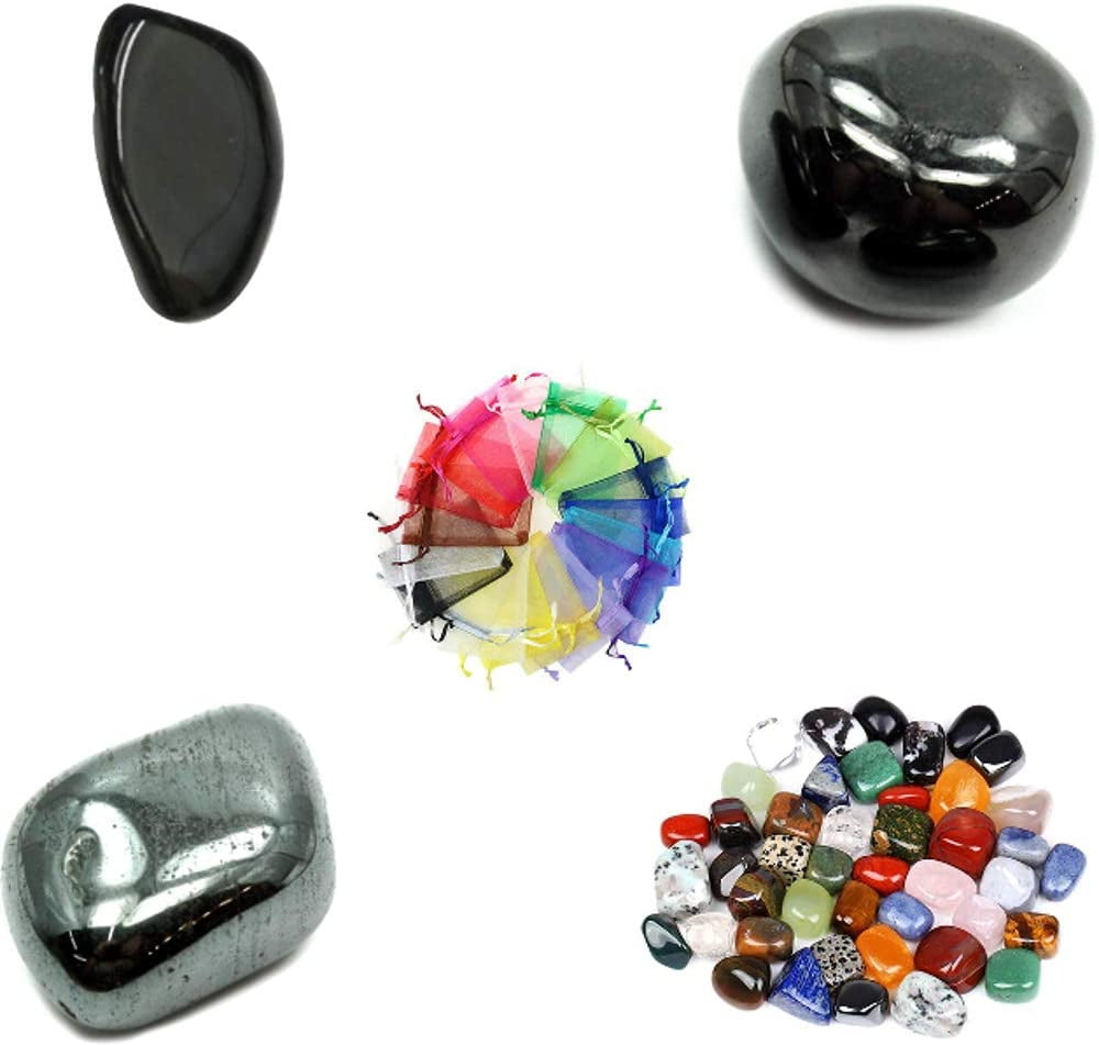 Protection Polished Tumble Stone Crystal Healing Kit