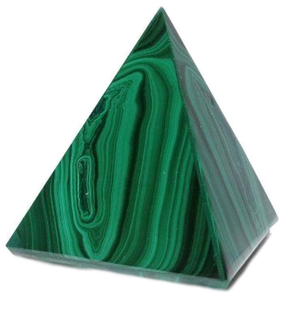 Malachite Crystal Pyramid 40mm