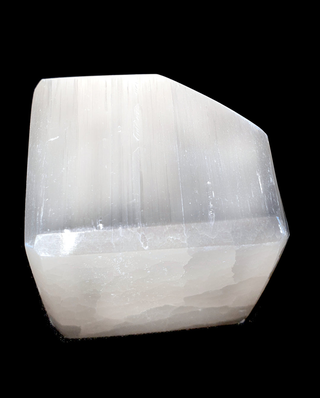 Luna Energy Infused Floating Selenite Cube 45mm