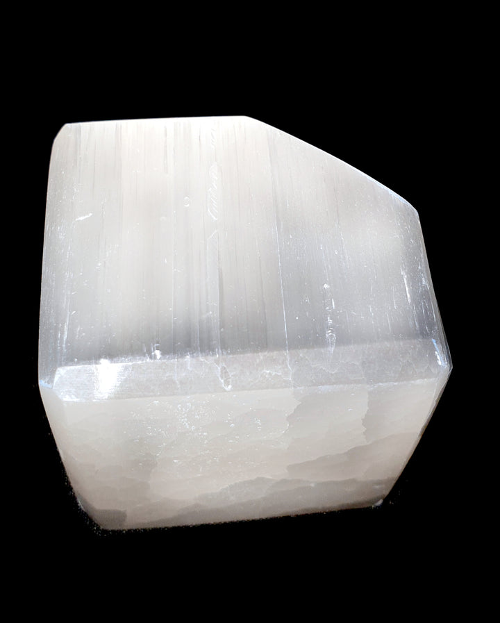 Luna Energy Infused Floating Selenite Cube 45mm