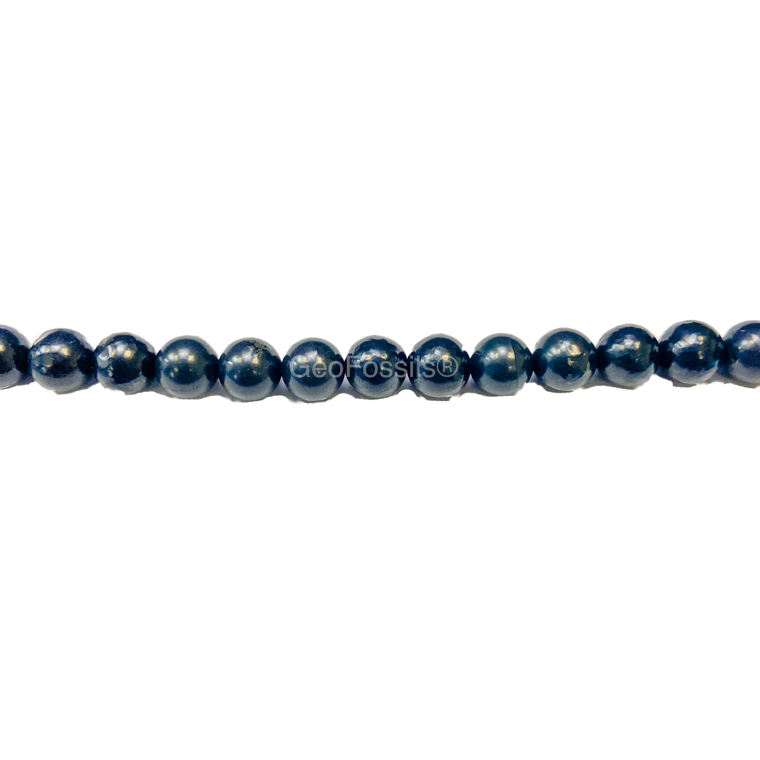 Geofossils Shungite AA Round String of Beads
