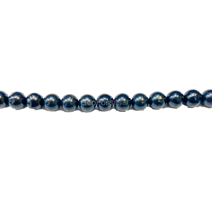 Geofossils Shungite AA Round String of Beads