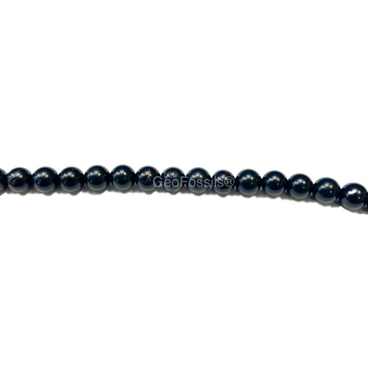 Geofossils Shungite AA Round String of Beads