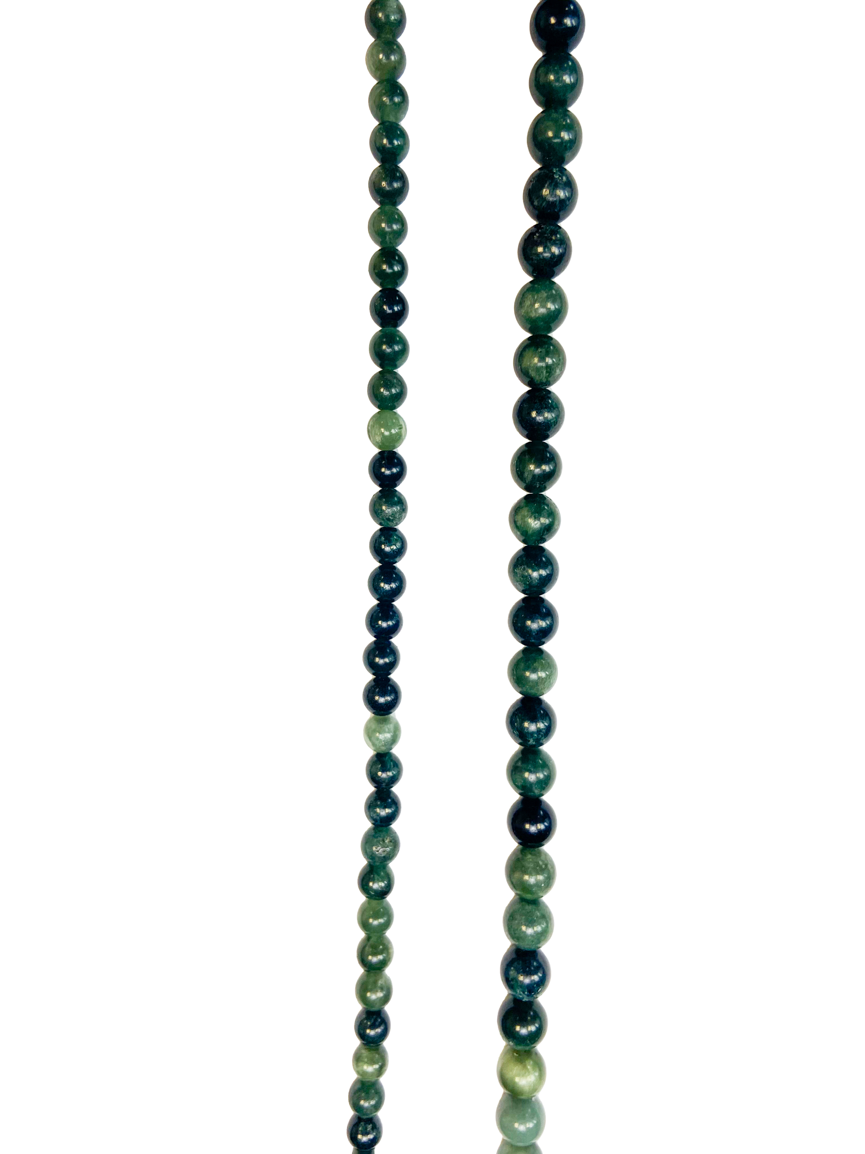 Geofossils Seraphinite Round Beads