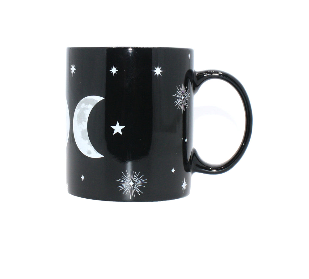 Triple Moon with Stars Mug