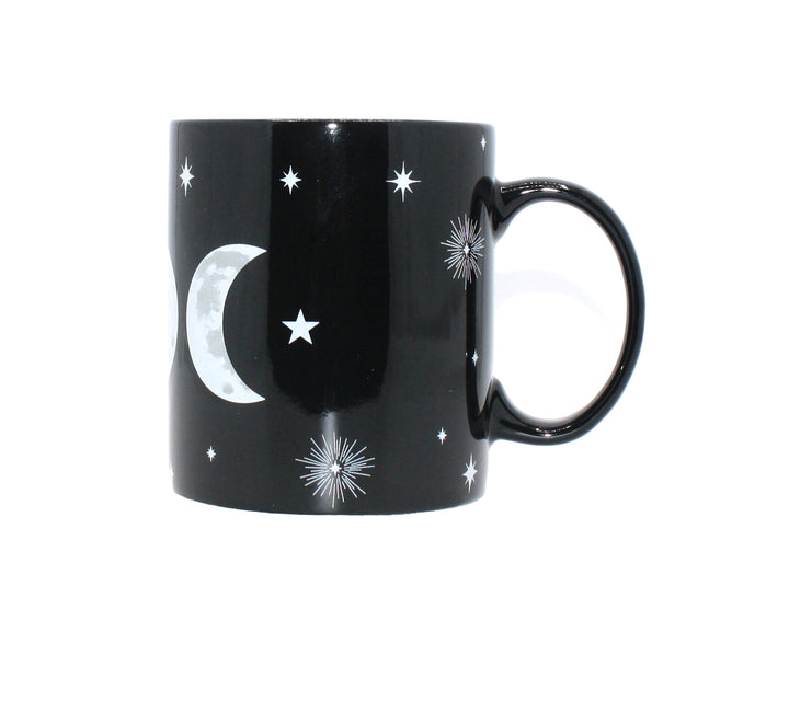 Triple Moon with Stars Mug