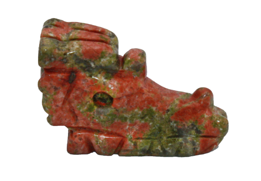 Red, white and green for marble effect, smooth, angular and polished