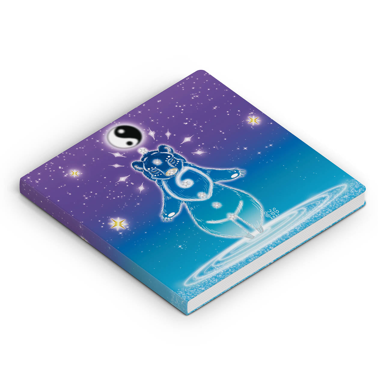 Chakra Yin Yang Bear Spirit Animal Journal