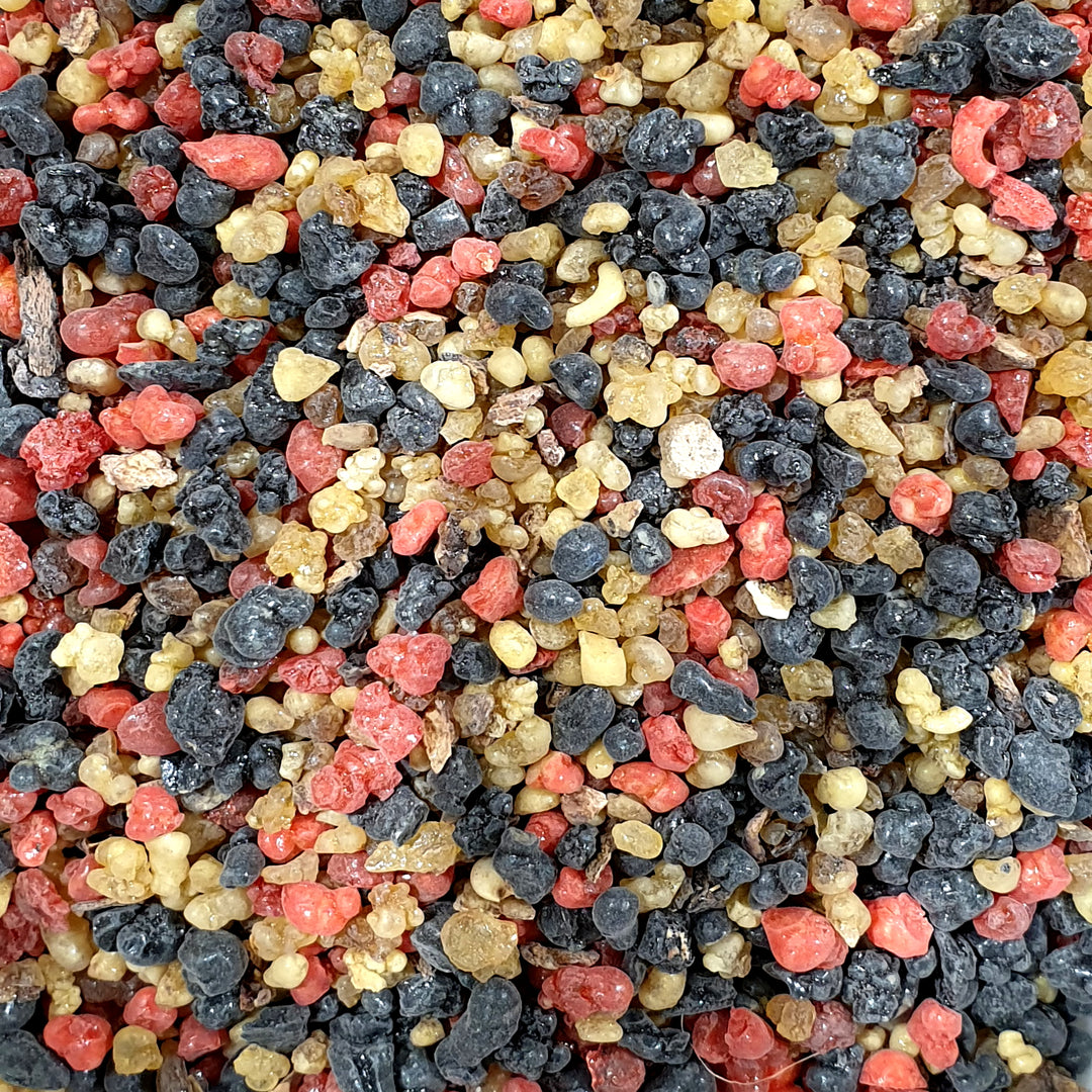 Our Three Kings is a blend of Frankincense, Myrrh and Benzoin as a combination is ideal Protection, healing & raises the vibration 